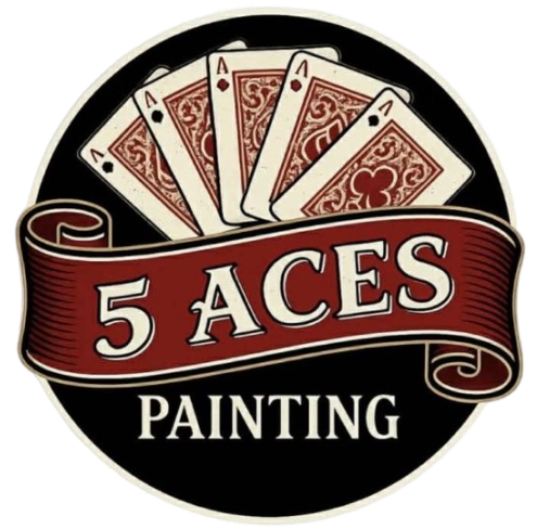 5 Aces Painting Company Logo - Professional Painters in Calgary AB.
